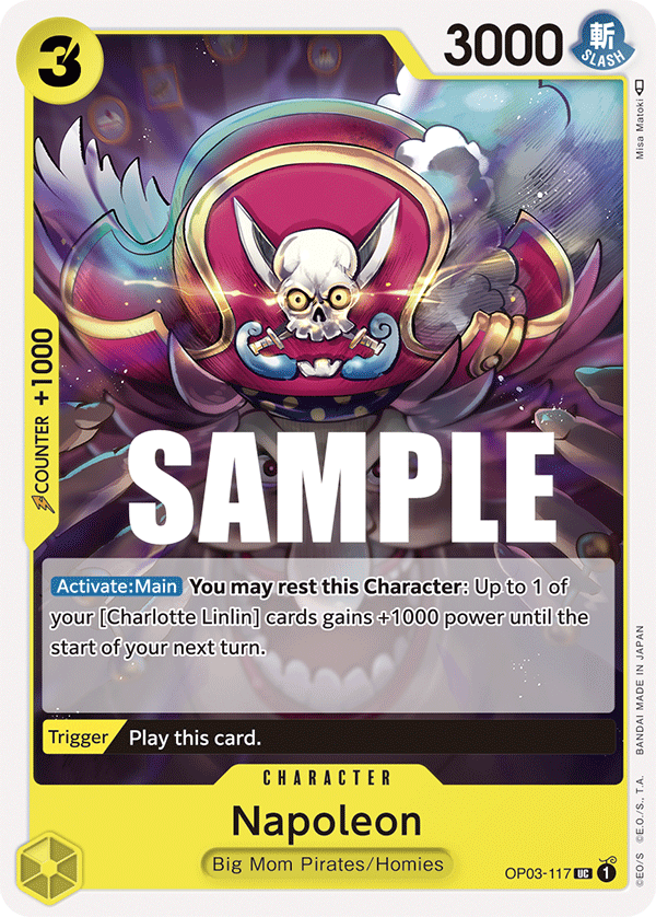 Napoleon [Pre-Release] OP03-117 One Piece Card Game