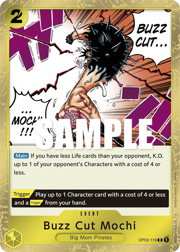 Buzz Cut Mochi OP03-119 One Piece Card Game