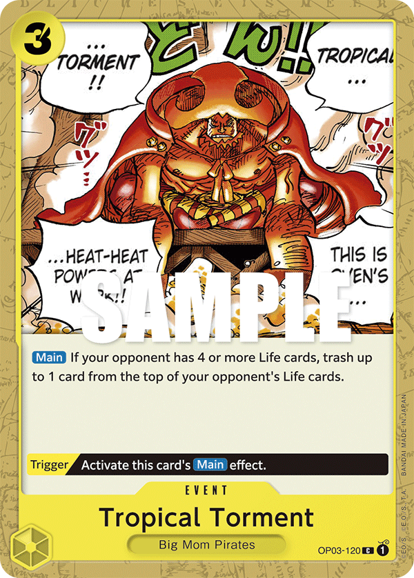 Tropical Torment OP03-120 One Piece Card Game
