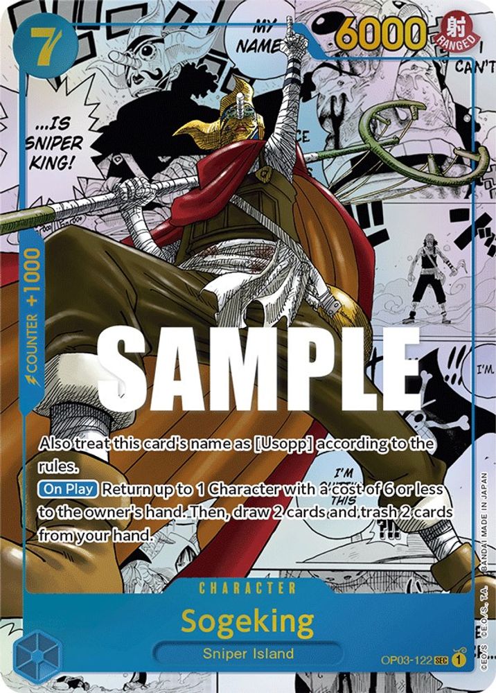 Sogeking [Alternate Art Manga] OP03-122 One Piece Card Game