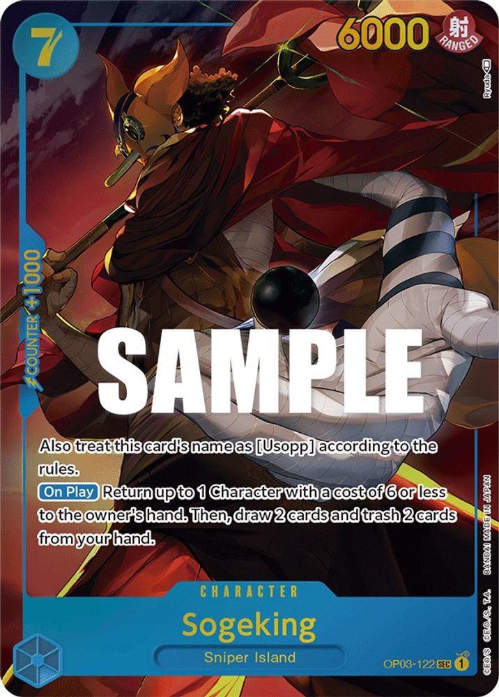 Sogeking [Alternate Art] OP03-122 One Piece Card Game