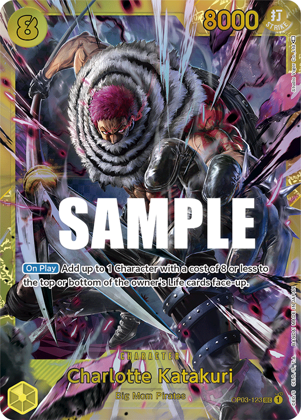 Charlotte Katakuri OP03-123 One Piece Card Game