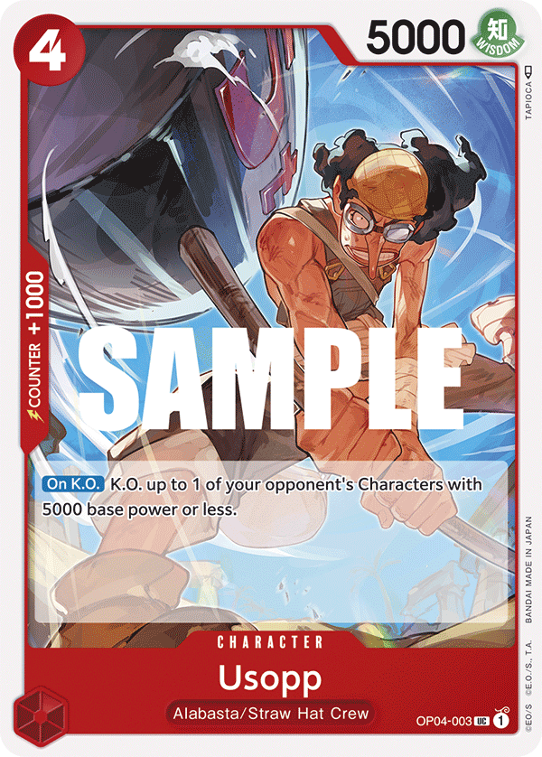 Usopp OP04-003 One Piece Card Game