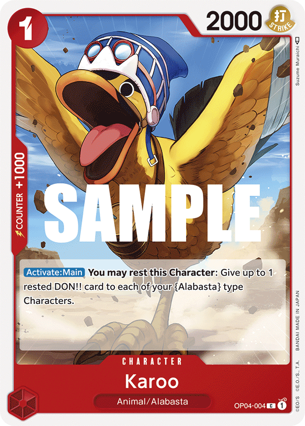 Karoo OP04-004 One Piece Card Game