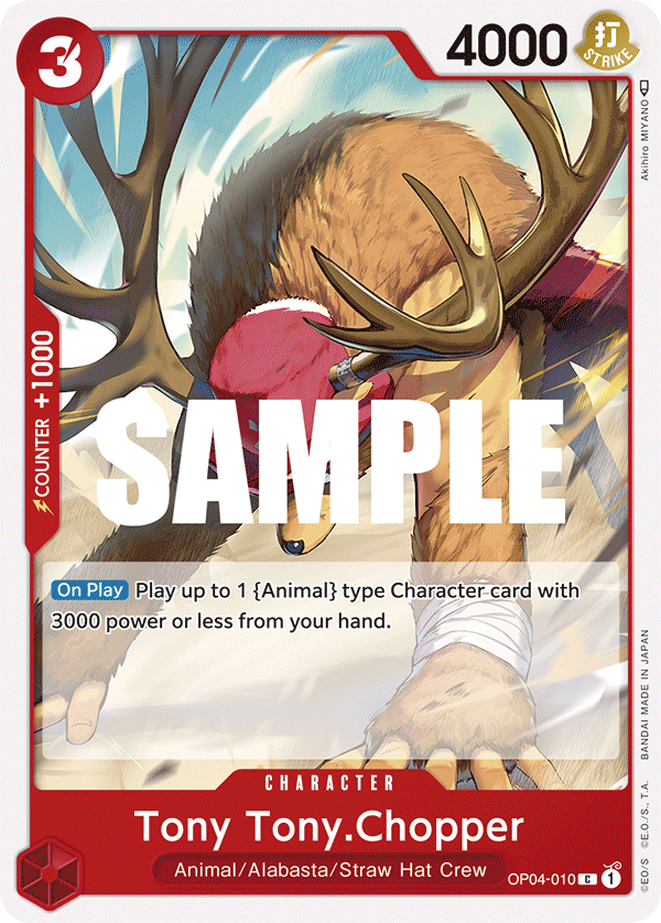 Tony Tony.Chopper [Pre-Release] OP04-010 One Piece Card Game
