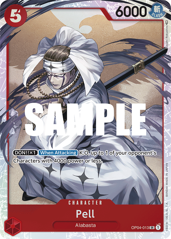 Pell OP04-013 One Piece Card Game