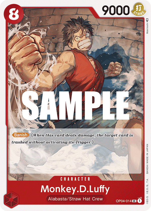 Monkey.D.Luffy [Pre-Release] OP04-014 One Piece Card Game