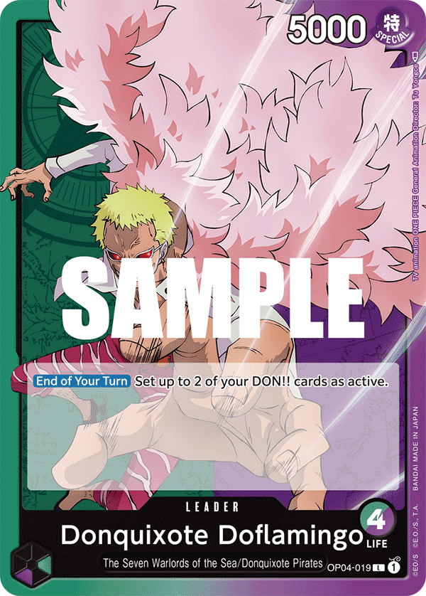 Donquixote Doflamingo OP04-019 One Piece Card Game