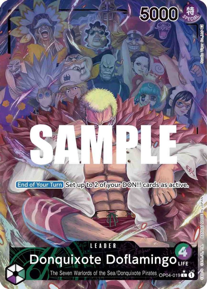 Donquixote Doflamingo [Alternate Art] OP04-019 One Piece Card Game