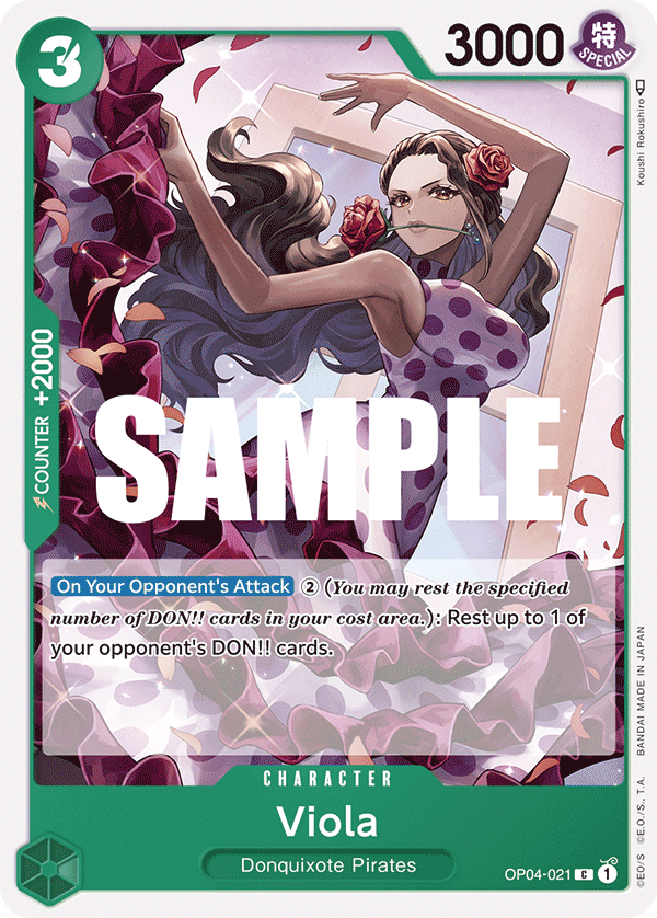 Viola OP04-021 One Piece Card Game