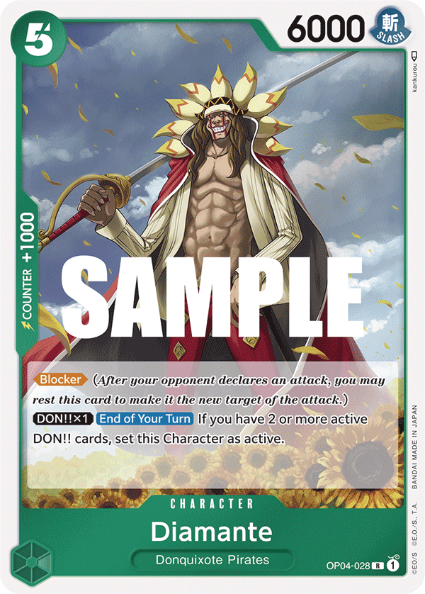 Diamante OP04-028 One Piece Card Game