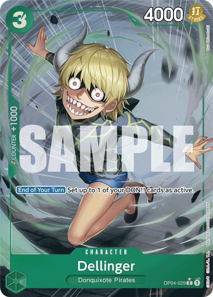 Dellinger [Full Art PRB01] OP04-029 One Piece Card Game