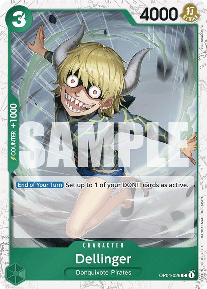 Dellinger [Jolly Roger PRB01] OP04-029 One Piece Card Game