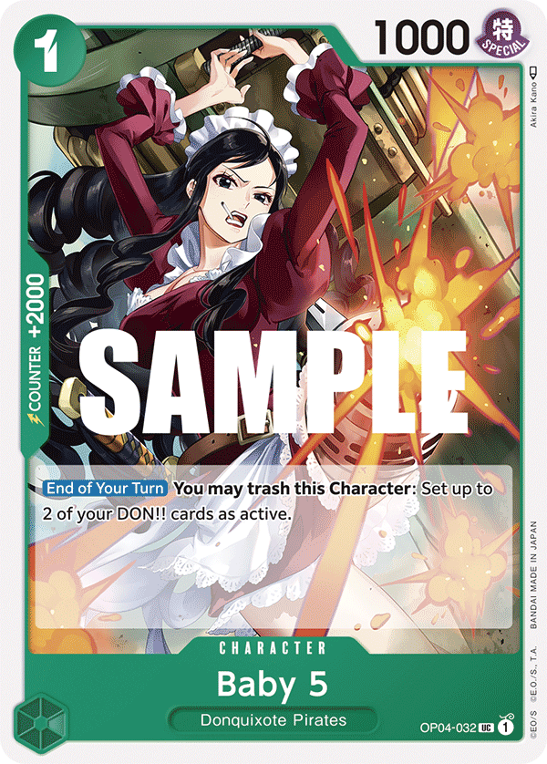 Baby 5 [Jolly Roger PRB01] OP04-032 One Piece Card Game