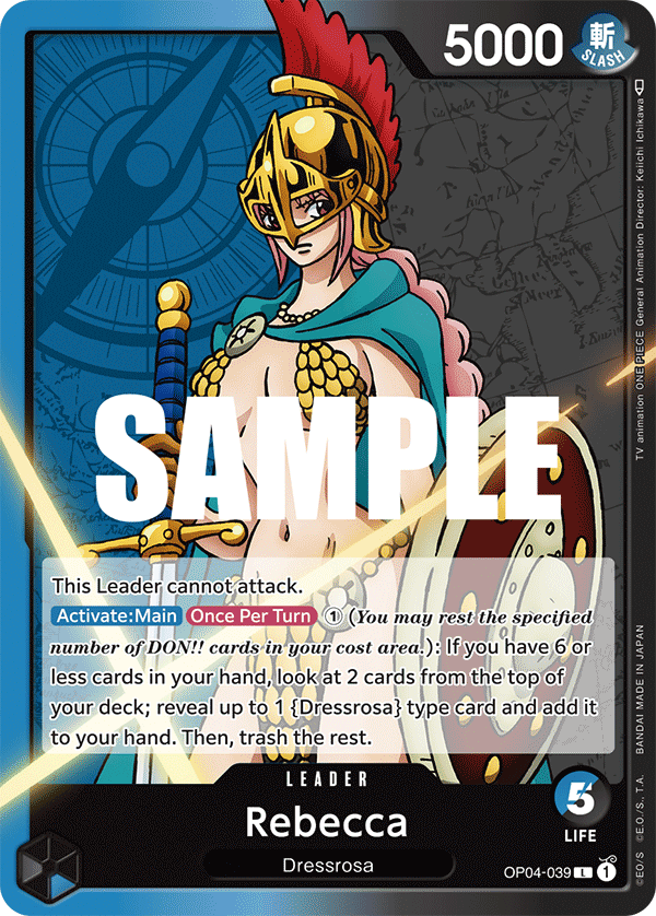 Rebecca [Alternate Art] JP OP04-039 One Piece Card Game