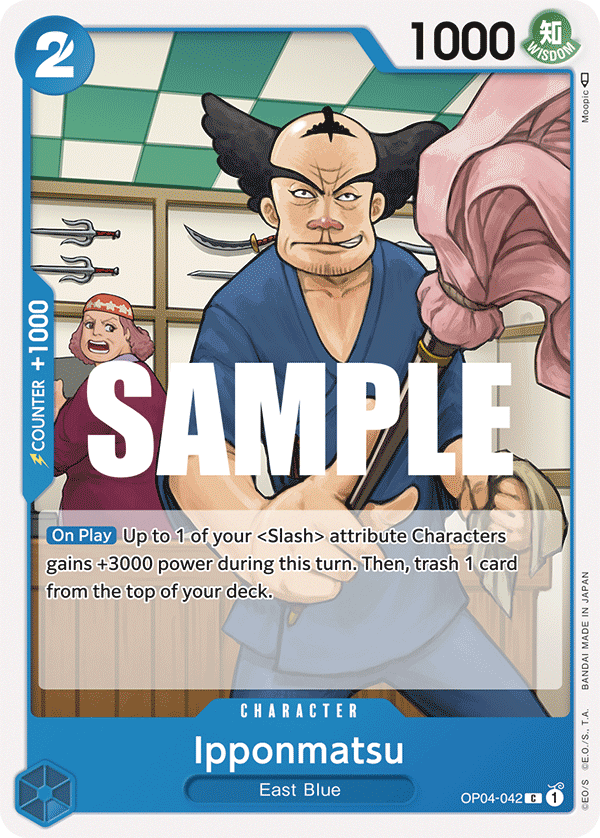 Ipponmatsu [Pre-Release] OP04-042 One Piece Card Game