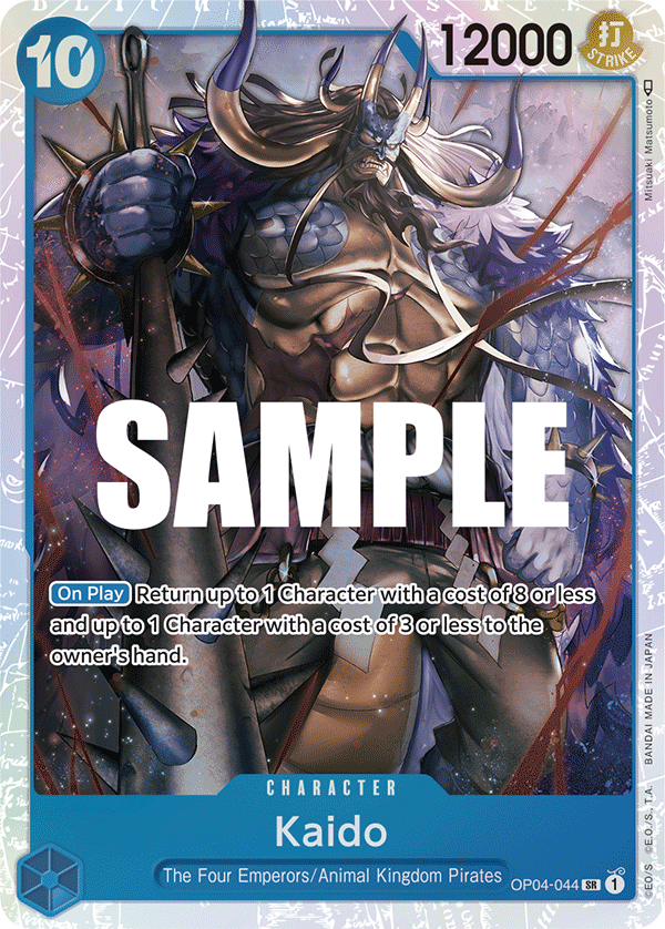 Kaido [Alternate Art PRB01] JP OP04-044 One Piece Card Game