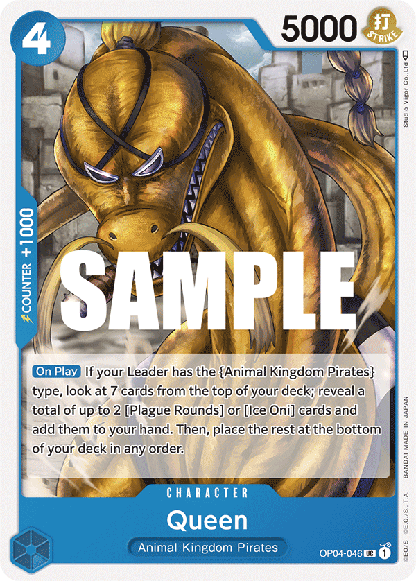 Queen OP04-046 One Piece Card Game