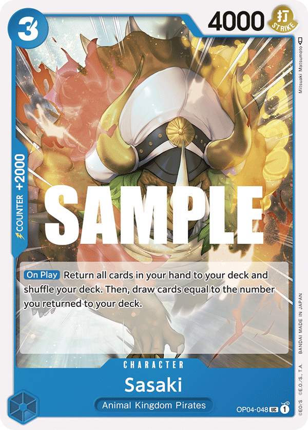 Sasaki OP04-048 One Piece Card Game