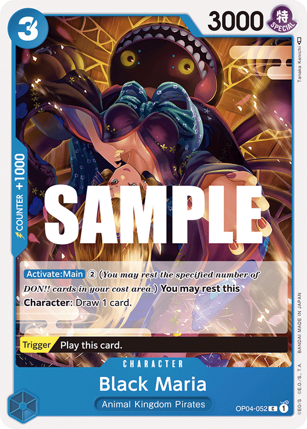 Black Maria OP04-052 One Piece Card Game
