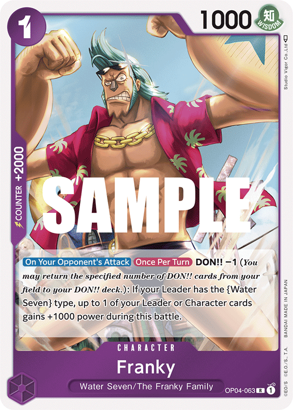 Franky OP04-063 One Piece Card Game