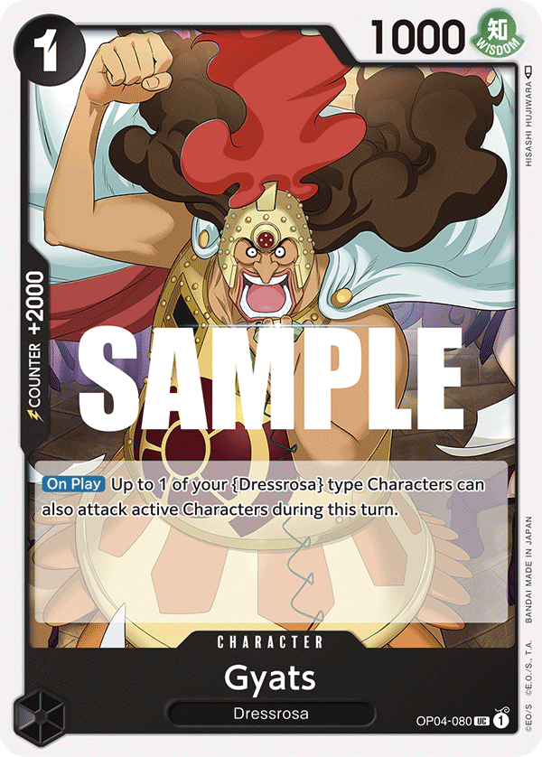Gyats OP04-080 One Piece Card Game