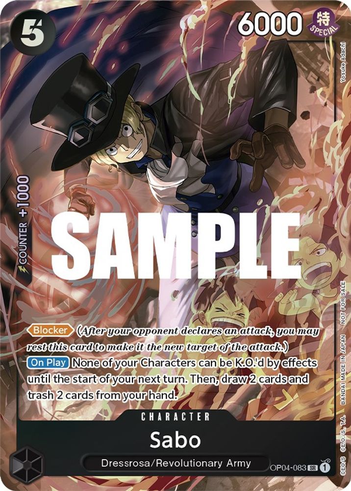 Sabo [Sealed Battle] OP04-083 One Piece Card Game