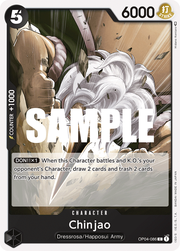 Chinjao OP04-086 One Piece Card Game