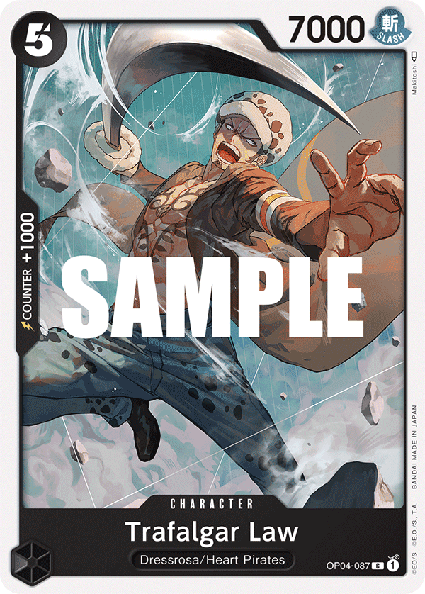 Trafalgar Law [Welcome Pack] OP04-087 One Piece Card Game