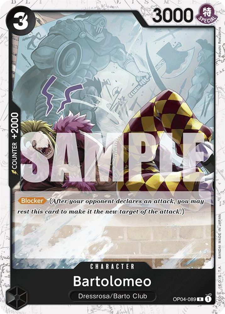 Bartolomeo [Jolly Roger PRB01] OP04-089 One Piece Card Game