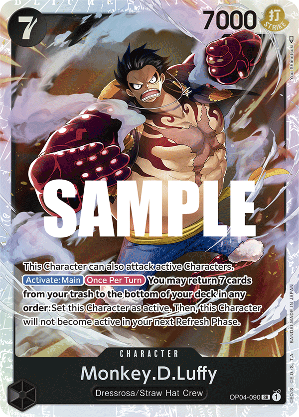 Monkey.D.Luffy OP04-090 One Piece Card Game
