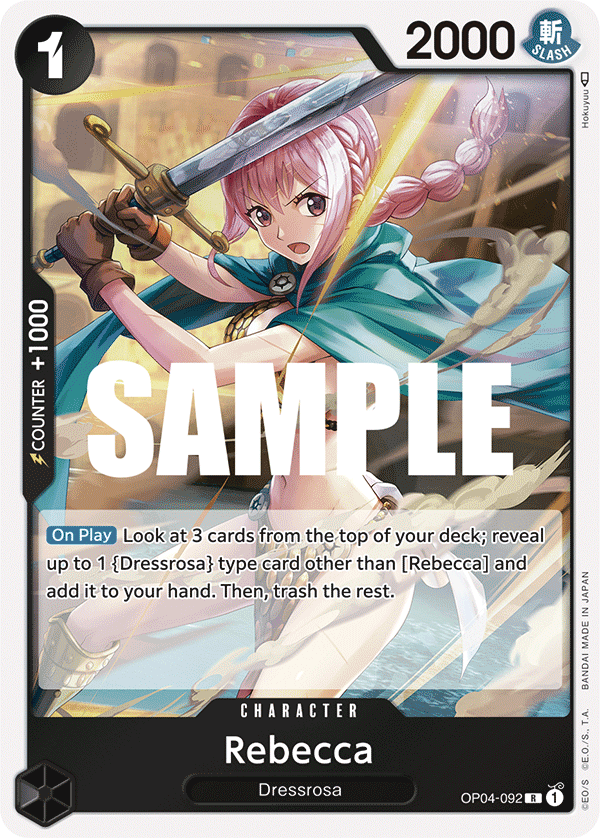 Rebecca OP04-092 One Piece Card Game