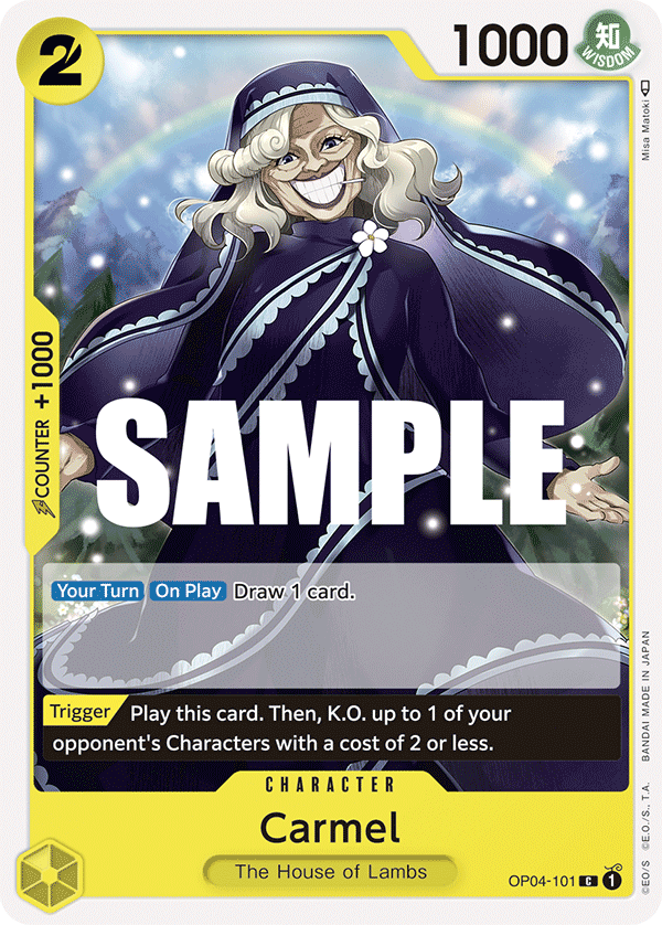 Carmel [Pre-Release] OP04-101 One Piece Card Game