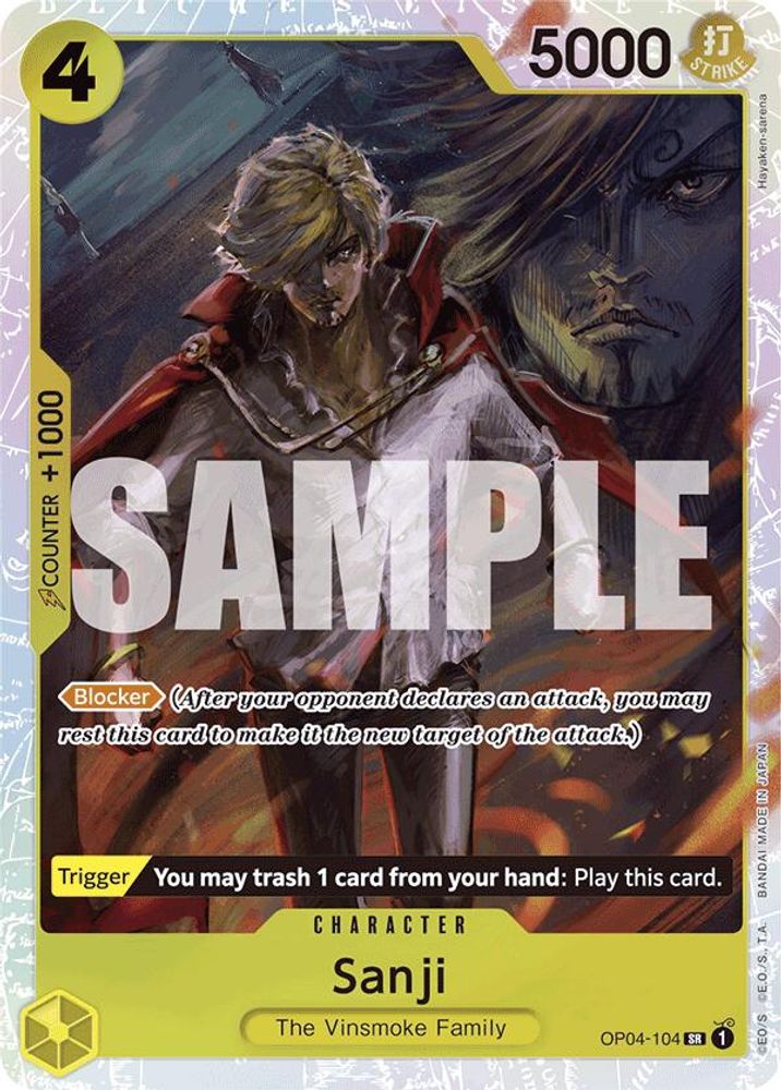 Sanji [PRB01] OP04-104 One Piece Card Game