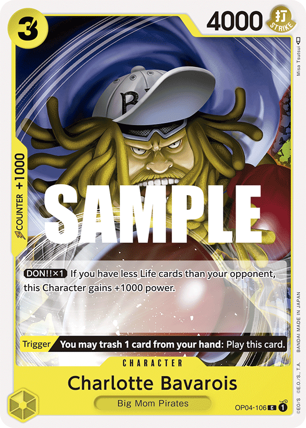 Charlotte Bavarois OP04-106 One Piece Card Game