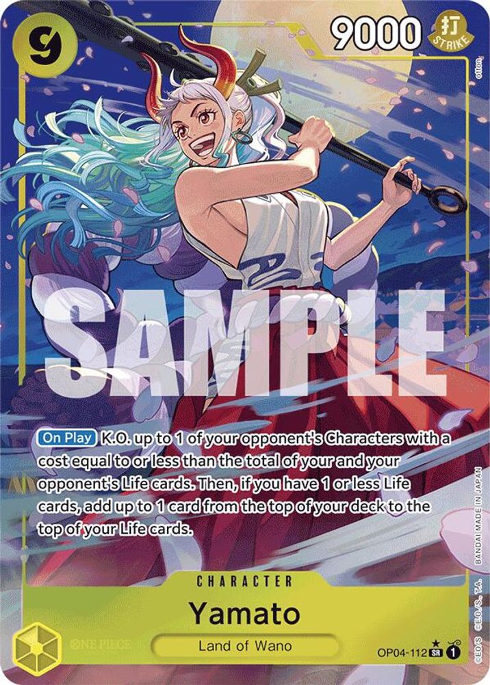 Yamato [Alternate Art PRB01] OP04-112 One Piece Card Game