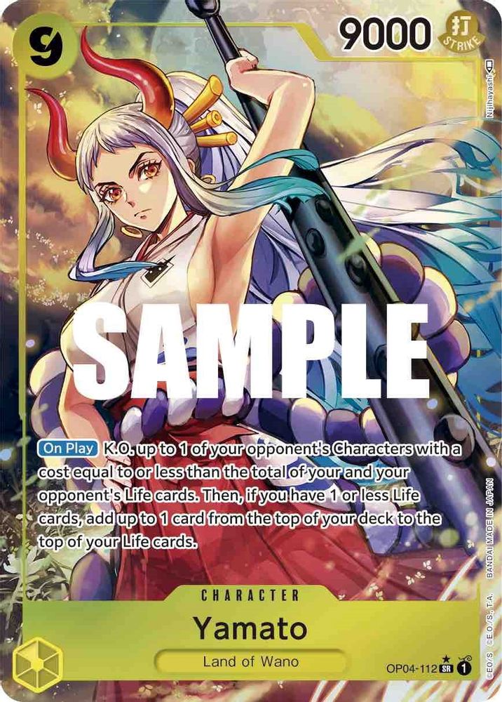 Yamato [Alternate Art] OP04-112 One Piece Card Game