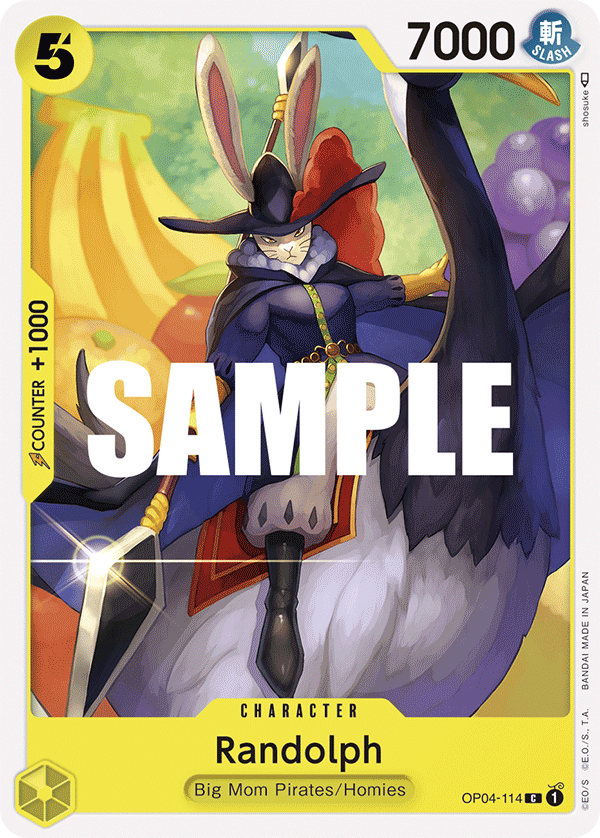 Randolph [Pre-Release] OP04-114 One Piece Card Game