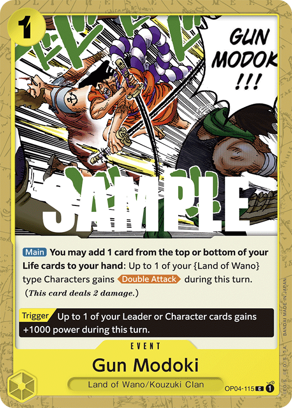 Gun Modoki OP04-115 One Piece Card Game