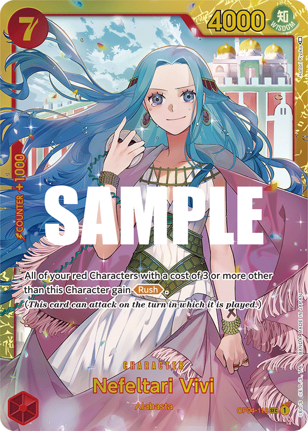 Nefeltari Vivi OP04-118 One Piece Card Game