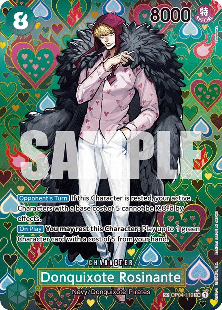 Donquixote Rosinante [SP Foil] OP04-119 One Piece Card Game