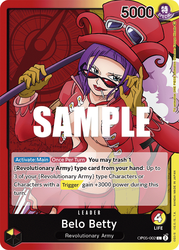 Belo Betty [SP] JP OP05-002 One Piece Card Game