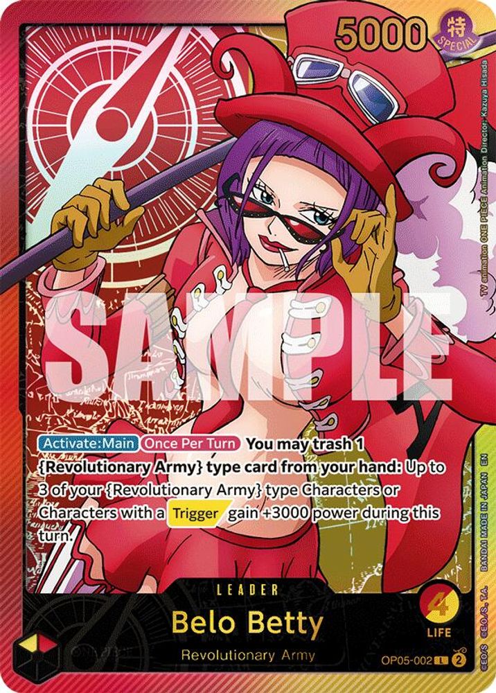 Belo Betty [SP] OP05-002 One Piece Card Game