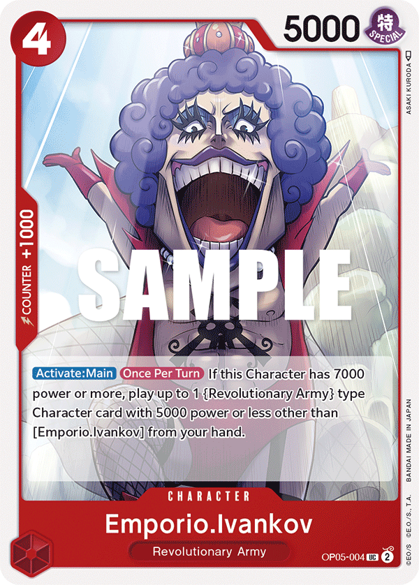 Emporio.Ivankov OP05-004 One Piece Card Game