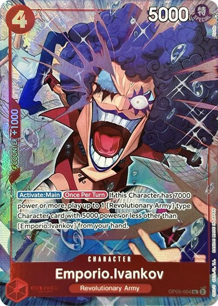 Emporio.Ivankov [Best Selection] OP05-004 One Piece Card Game