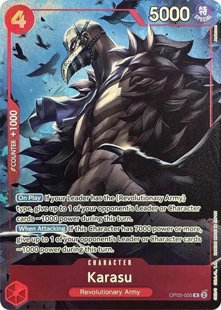 Karasu [Best Selection] OP05-005 One Piece Card Game