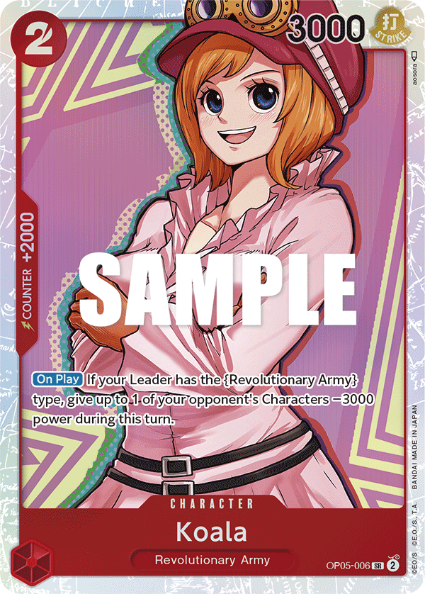 Koala [Alternate Art PRB01] JP OP05-006 One Piece Card Game