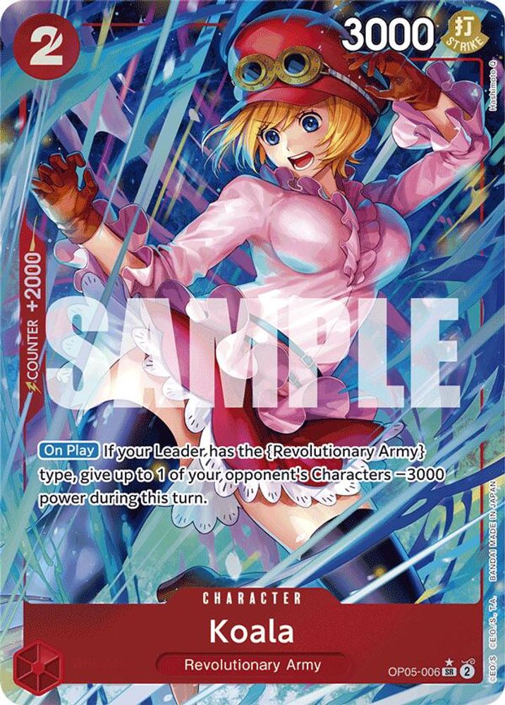 Koala [Alternate Art PRB01] OP05-006 One Piece Card Game