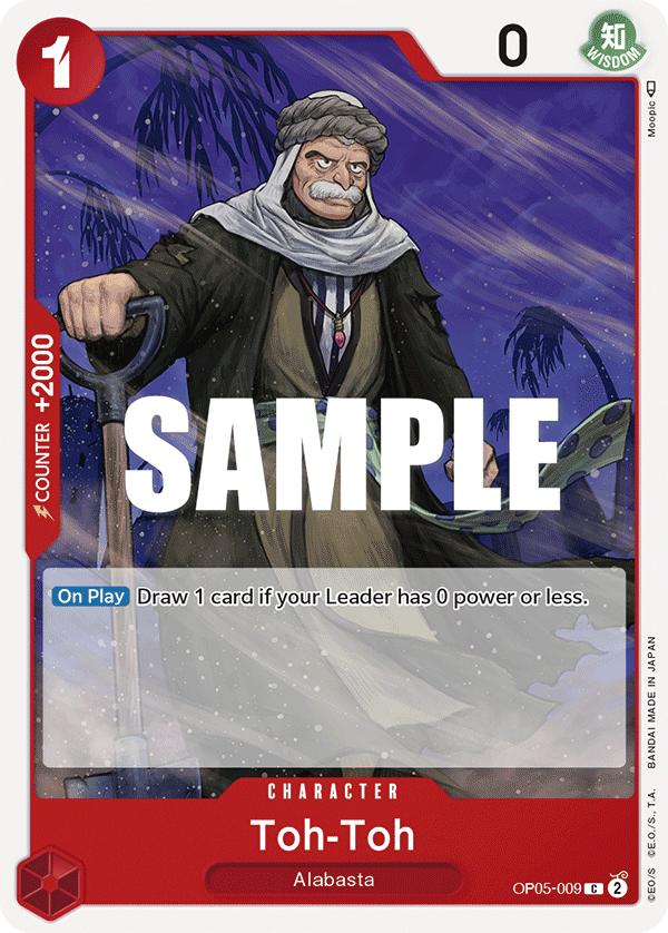 Toh-Toh OP05-009 One Piece Card Game