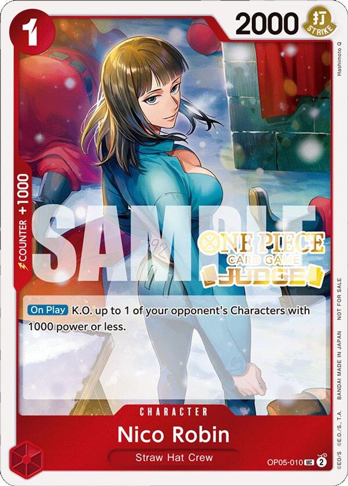 Nico Robin [Judge] OP05-010 One Piece Card Game